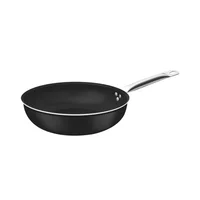 Sartén Honda Tramontina Piemonte En Aluminio Con Revestimiento Interno Y Externo En Antiadherente Starflon Excellent Negro 28 Cm 4 L
