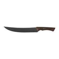 Cuchillo Para Carne 24cm Con Lámina De Acero Inoxidable Oscurecido Y Mango De Madera Churrasco Black