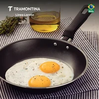 Sartén Tramontina Loreto En Aluminio con Revestimiento Interno Y Externo Antiadherente Starflon Max Y Mango Baquelita 24 Cm 1.4 L Grafito