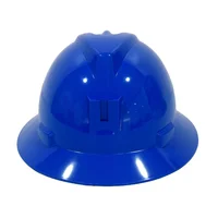 Casco Luminer Ala Enteriza Abs/ratchet Azul Steelpro Set X 6 Unidades