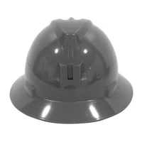 Casco Luminer Ala Enteriza Abs/ratchet Gris Steelpro Set X 6 Unidades