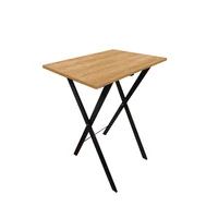 Mesa Auxiliar Plegable Metalica Rovere 48x36 cm