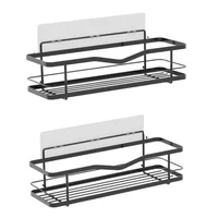 Set X2 Organizador de Ducha Repisa Baño Adhesivo Inoxidable