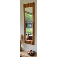 Espejo 150x50 3mm Teca