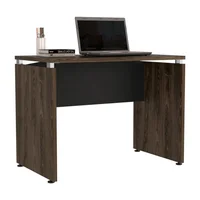 Escritorio Home Office 100x75x60 Rta Wengue Milan