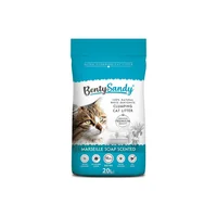 Arena Sanitaria Gato Aglomerante Absorbente Bentonita  Bentysandy  Jabón Mar 18Kg