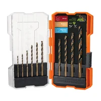 Juego de Brocas 10 Piezas HSS 5% Cobalto Jbav-10 Truper