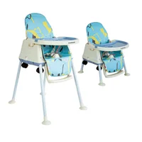 Silla Comedor para Bebé Infantil 3 En 1 Smart Azul Bebesit