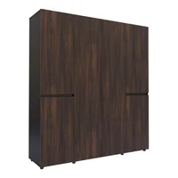 Closet Nápoles 180 200x180x50 cm Fume Negro