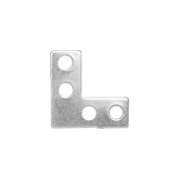 24 Ángulos Planos de Refuerzo de Acero de 1/2" x 3/8" Fiero x 6 Unidades