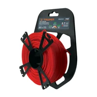 Hilo Redondo Para Guadañadora De 63 Metros. Diámetro 2.7 Mm Truper X 4 Unidades