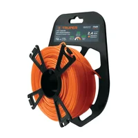 Hilo Redondo Para Guadañadora De 78 Metros. Diámetro 2.4 Mm Truper X 4 Unidades