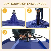 Carpa Alvantor de Juegos para Patio de 6 Paneles