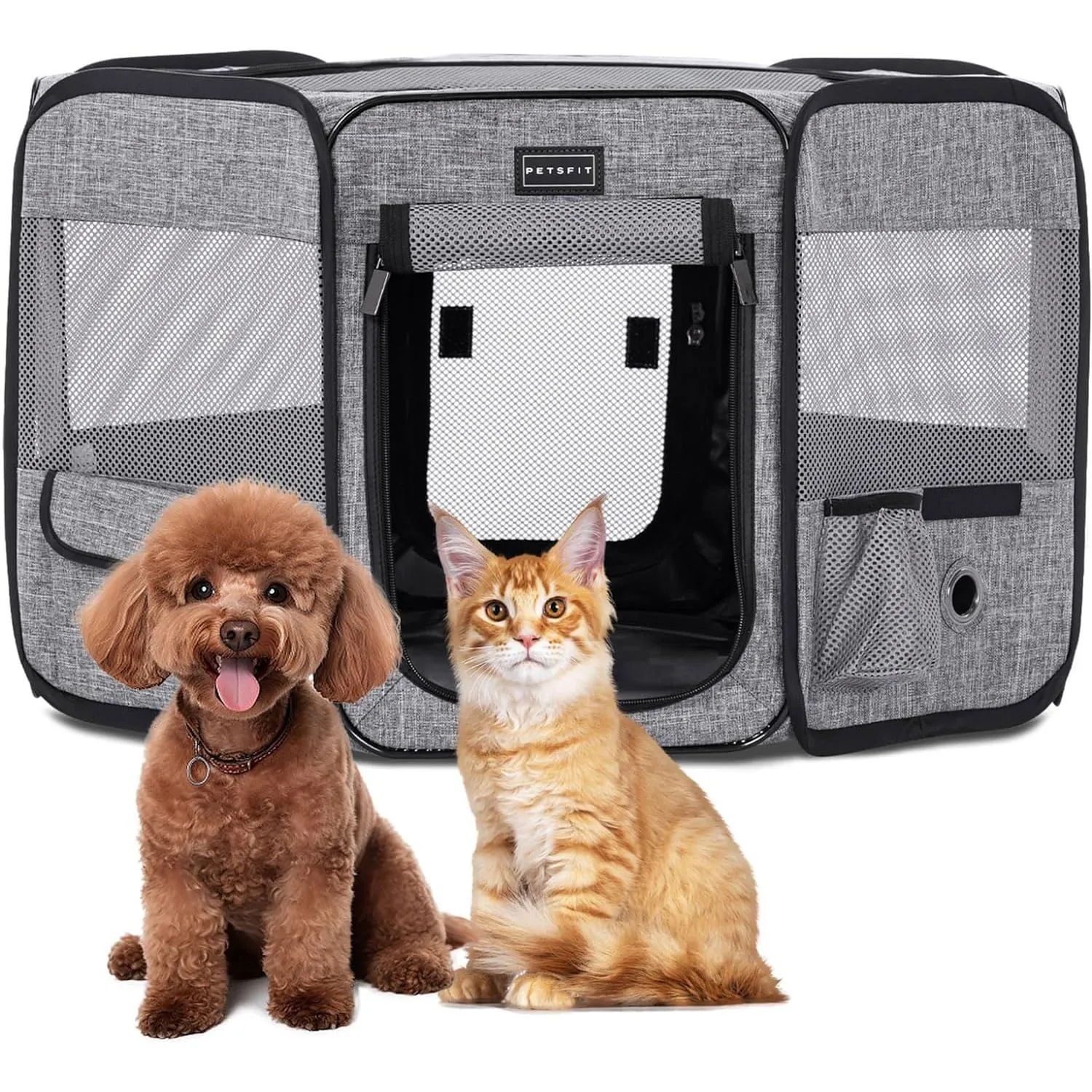 Corralito para Cachorros Con Estuche de Transp