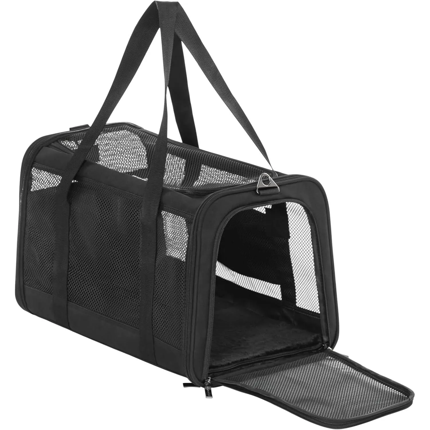 Transportador Para Mascotas  47x29x29cm Pequeño Negro