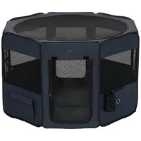Petsfit Corralito Portatil 92x54x92cm Grande Azul Oscuro