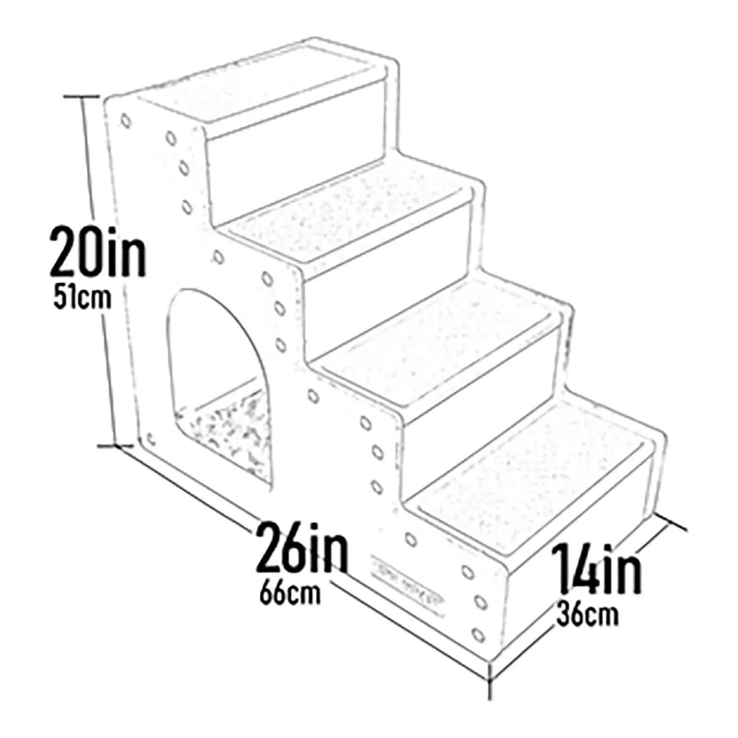 Escaleras Iv para Perros Pequeños Pg9640egdenu 6