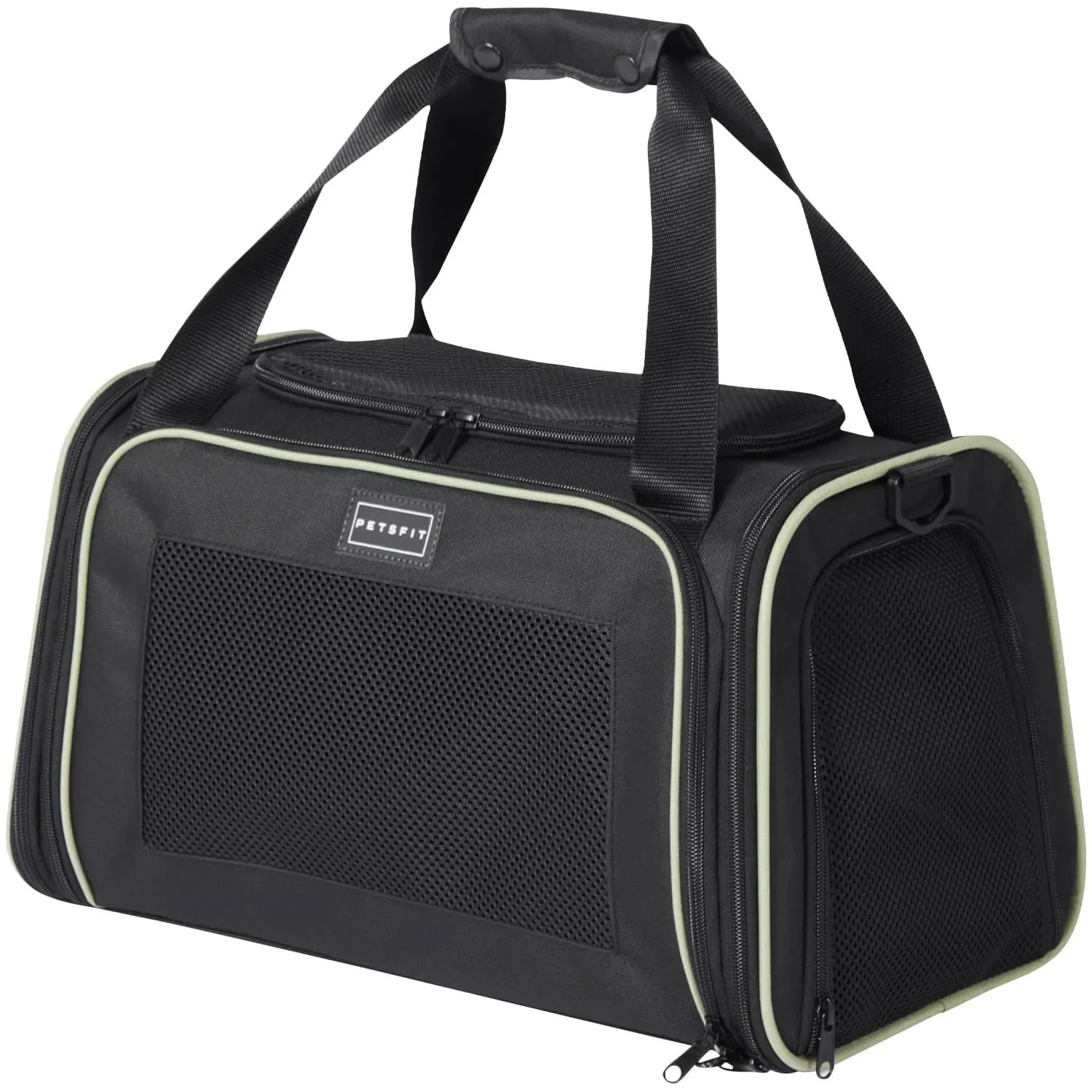 Transportador Para Mascotas  44x26x26cm Pequeño Negro