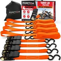 Set de 4 Correas de Amarre de 4.5 Metros