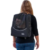 Mochila Para Mascotas 49x24x49cm Mediano Azul Marino