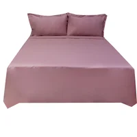Sábana King 100% Algodón Gold De 500 Hilo Oro Rosa