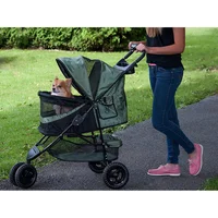 Coche Para Mascotas 77x51x102cm Mediano Verde