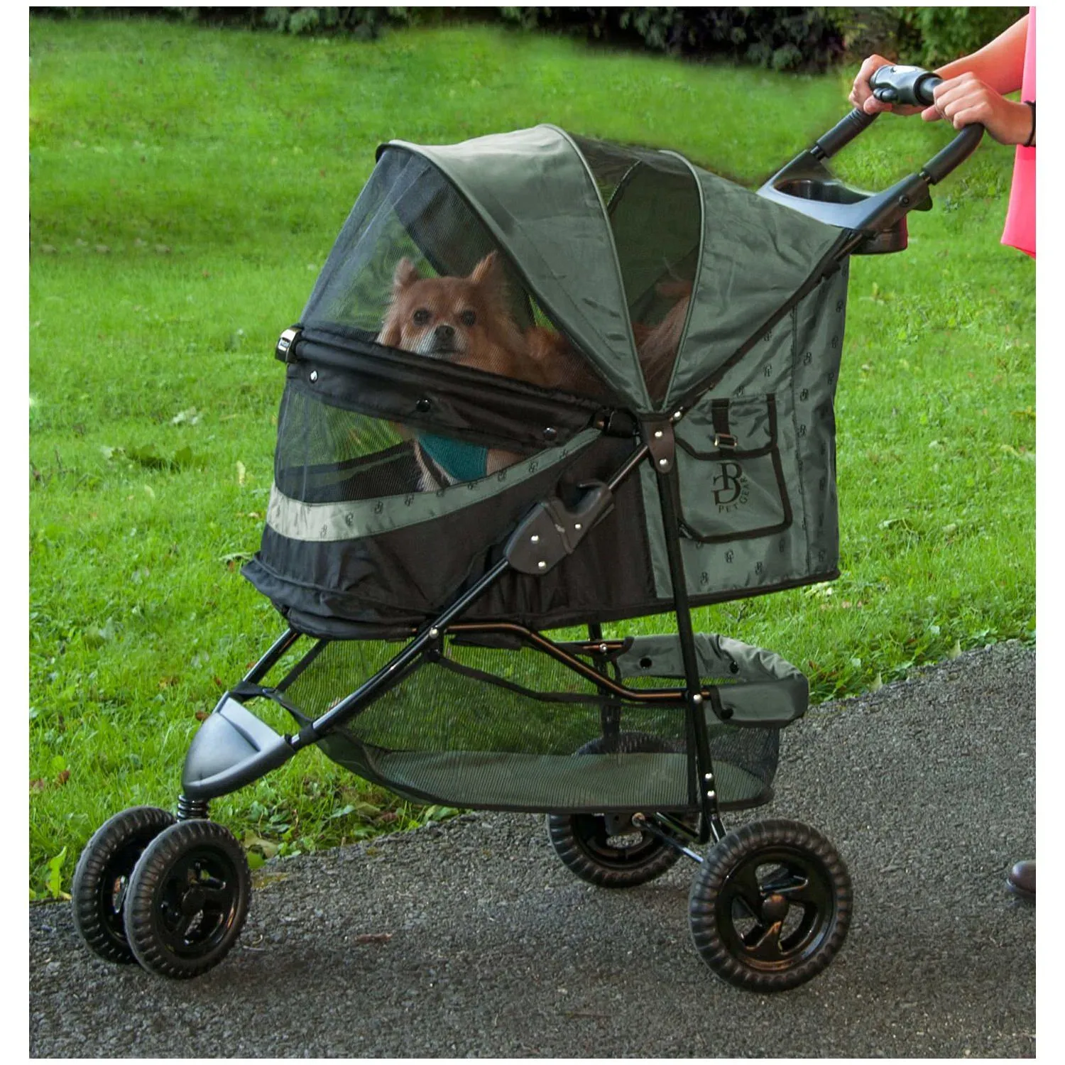 Coche Para Mascotas 77x51x102cm Mediano Verde 4