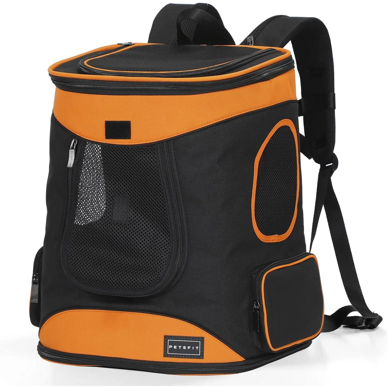 Mochila Para Mascotas 37x34x47cm Mediano Negro