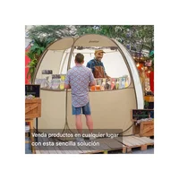Carpa Para Camping 6 Personas Beige Alvantor