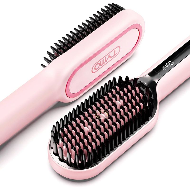 Hair Straightening Brush Cepillo Alisador Electrico Amazon De