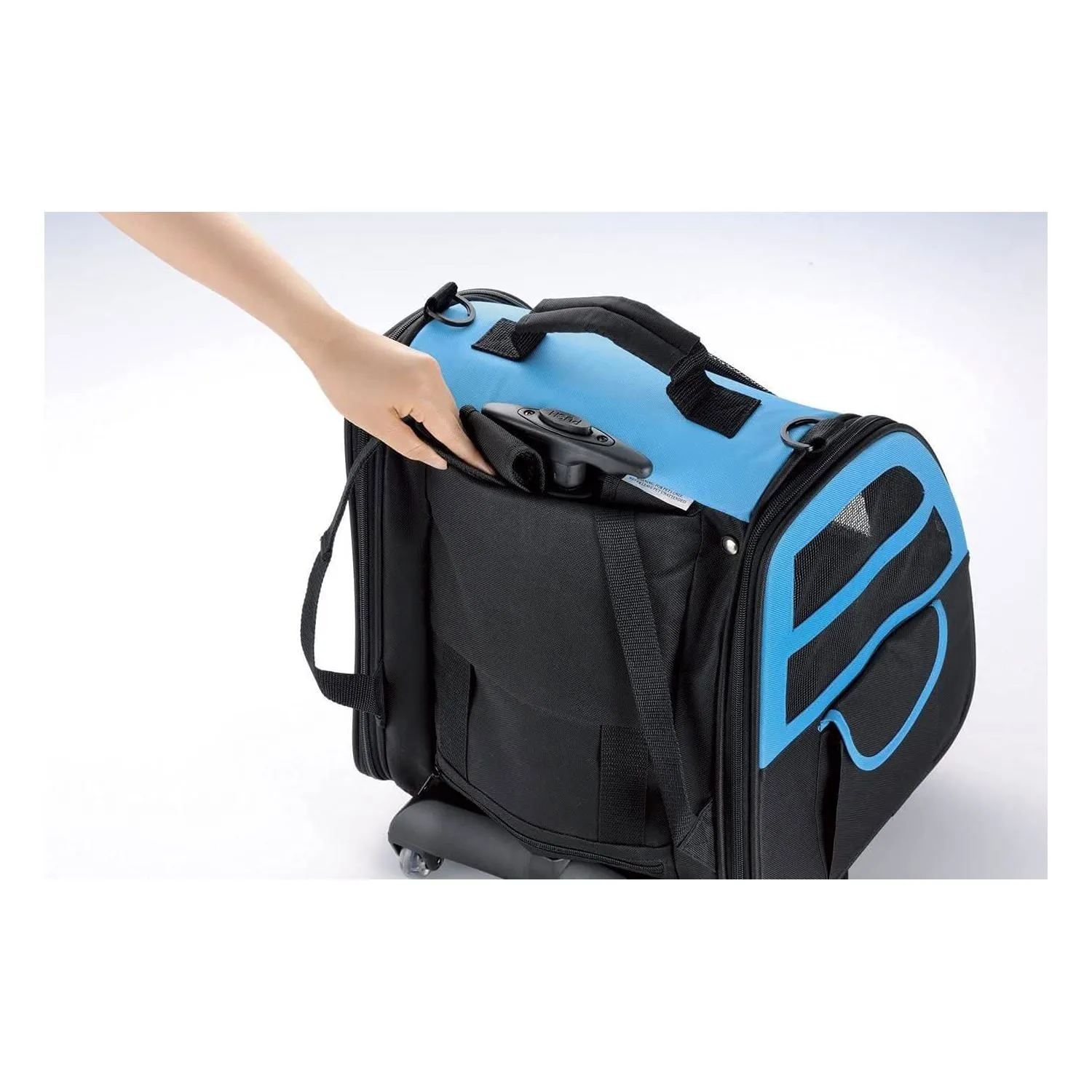 Mochila Para Mascotas 36x30x91cm Mediano Negro 5