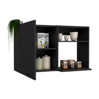 Gabinete de Pared Puerta Napoles 60x100 Rta Wengue