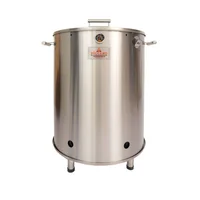 Barril Asador Acero Inoxidable  Jupiter Gigante 90x60 Cm