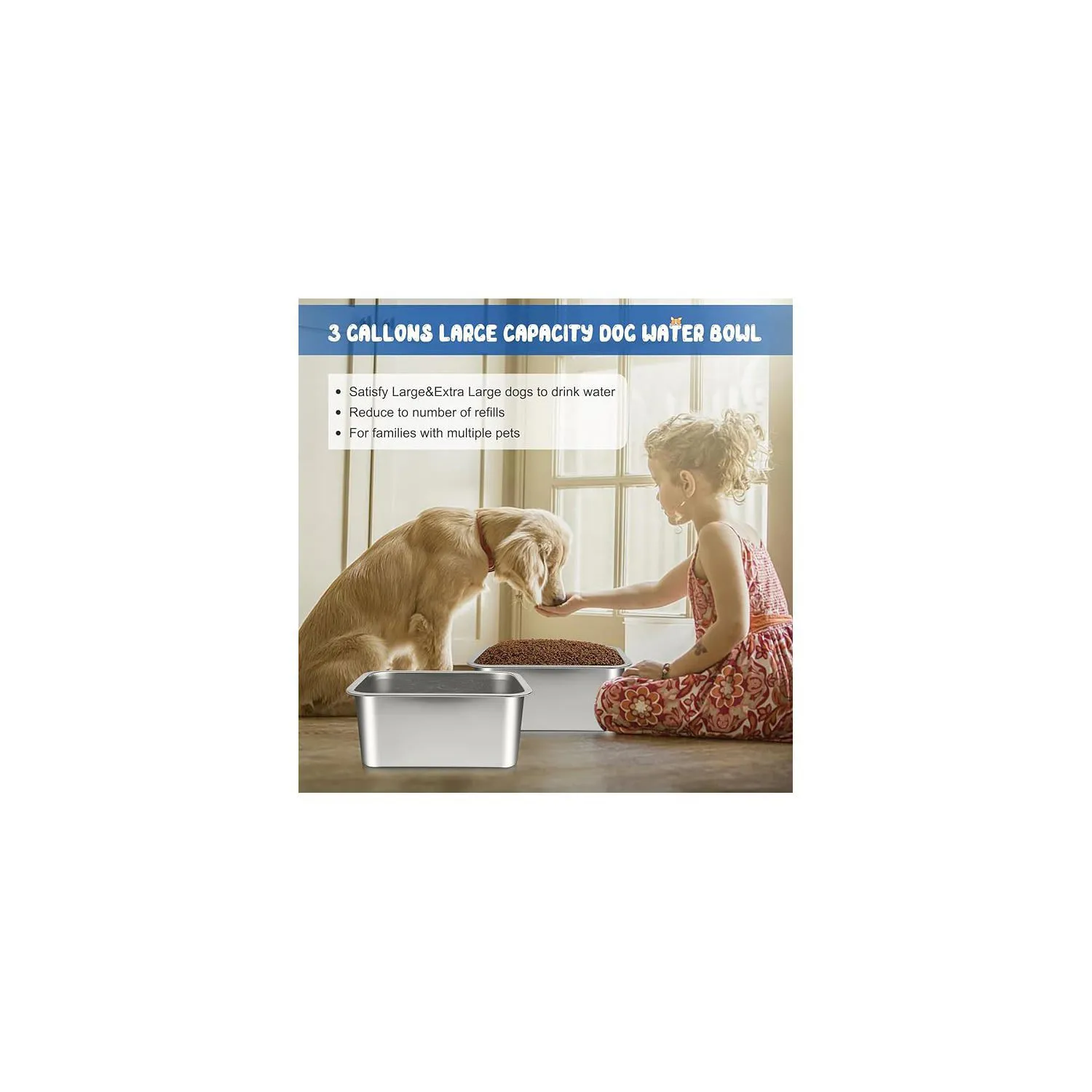 Bebedero Para Perro Extra Grande C0263-2 Bwogue