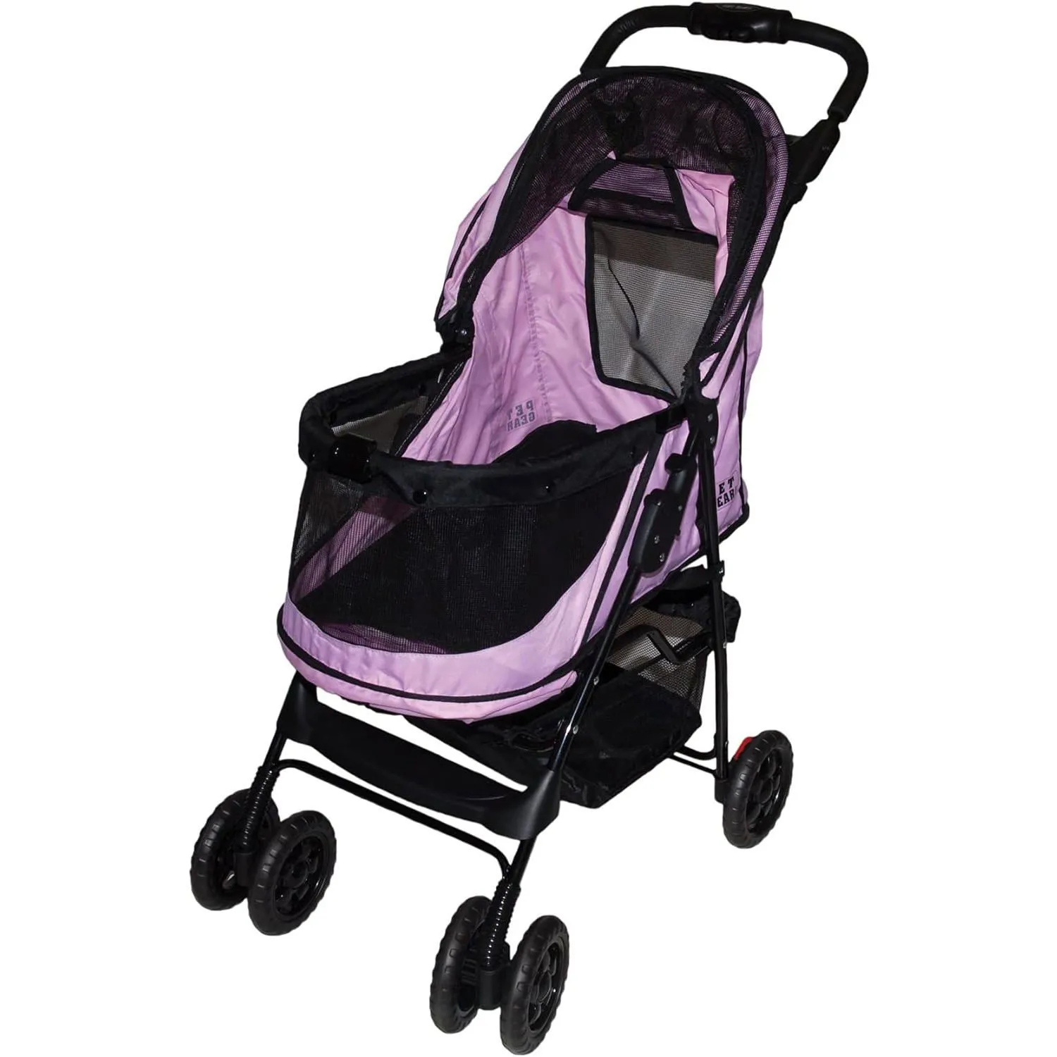 Coche Para Mascotas 70x53x100cm Mediano Rosado