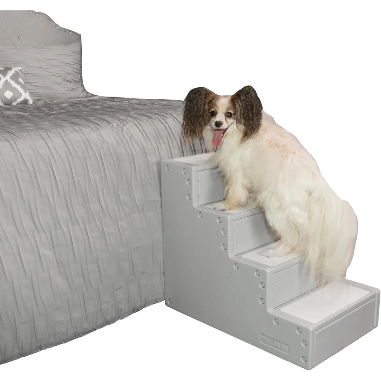 Escalera Iv para Perros Pequeños. Gris Pg9640e