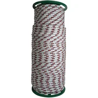 Cuerda Nylon Pp Blco C/pintas No 8x100m