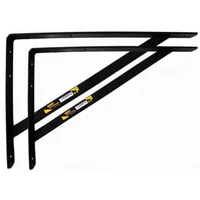Soporte Escuadra de Fijación en Negro de 40x60cm