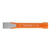 Cincel Profesional de 8" con Cuña de 1" y Cabeza Grande x 6 Unidades Truper
