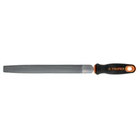 Lima Media Caña Bastarda de 10 Pulgadas Mango Comfort Grip x 6 Unidades Truper