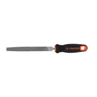 Lima Plana Bastarda de 6 Pulgadas Mango Comfort Grip x 6 Unidades Truper