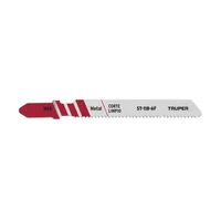 5 Seguetas Tipo T de 8 cm 18 DPP Corte Recto y Super Fino x 10 Uds Truper