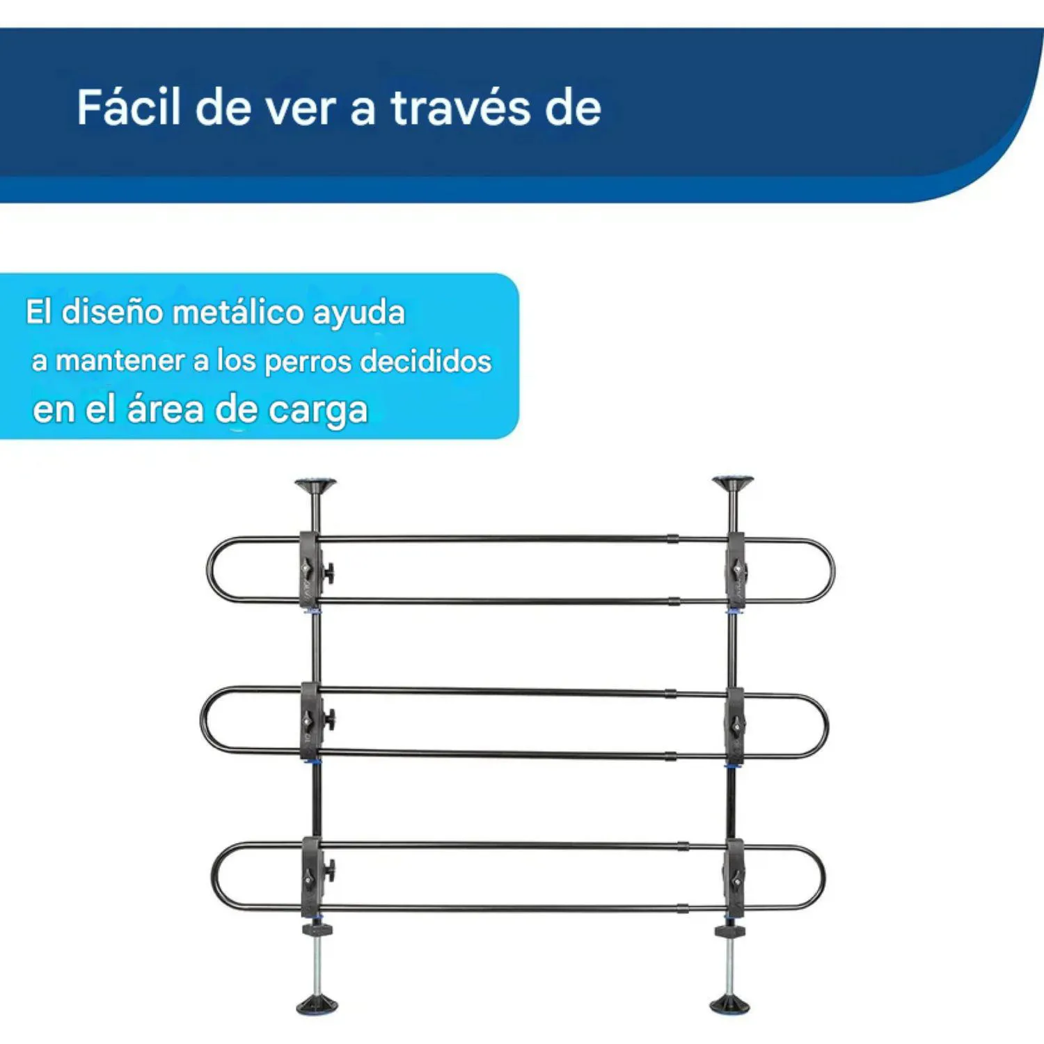 Kit de Viaje para Mascotas con Barrera y Rampa Plegable para Vehículo PetSafe Happy Ride Negro