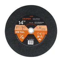 Disco para Corte de Metal 14 Pulgadas 4.400 Rpm Uso Profesional Set X 30 Unidades