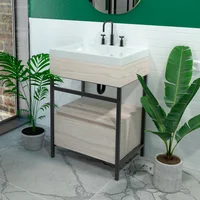 Kit Lavamanos Oslo 63X48 Godai Piso Cubo Cajón Soder
