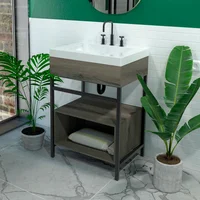Kit Lavamanos Oslo 63X48 Godai Piso Con Cubo Mitte