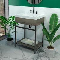 Kit Lavamanos Oslo 63X48 Godai Piso Entrepaño Mitte