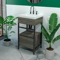 Kit Lavamanos Oslo 48X43 Godai Piso Cubo Cajón Mitte