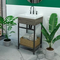 Kit Lavamanos Oslo 48X43 Godai Piso Entrepaño Mitte
