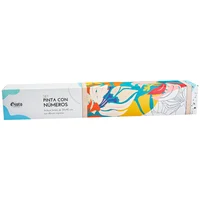 Kit Lienzo Pinta Por Números 30x40cm Rf Flores Tropicales